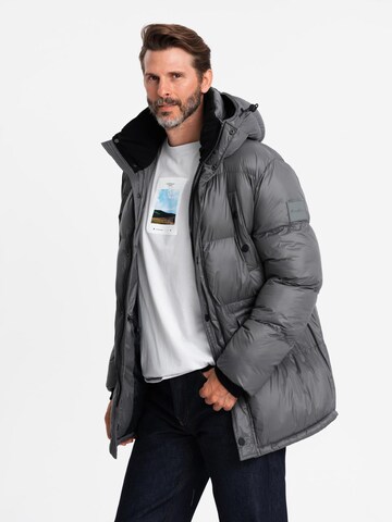 Ombre Winterjas in Grijs