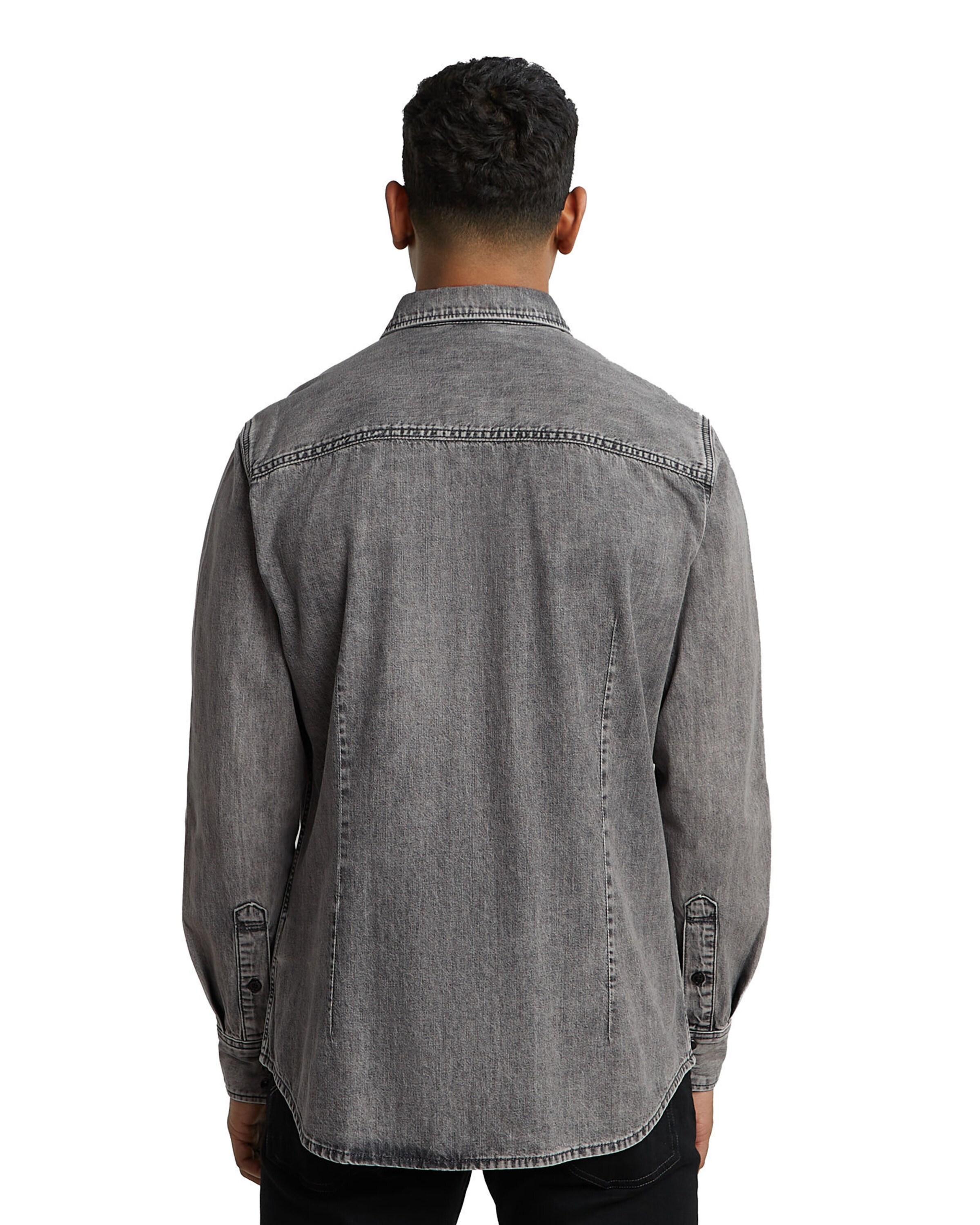 G-STAR Regular fit Overhemd 'Dakota' in Grijs