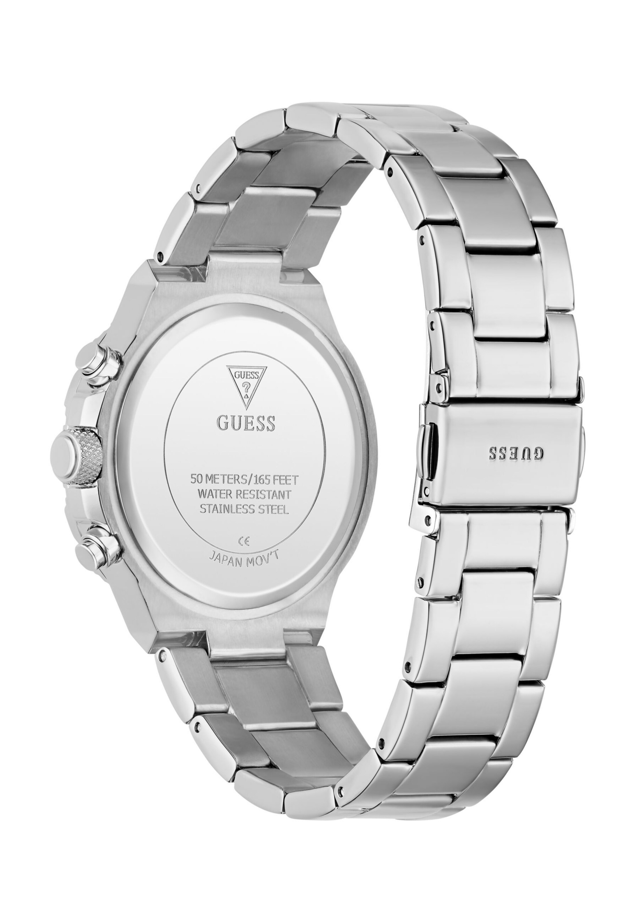 GUESS Uhr 'Harlow' in Silber