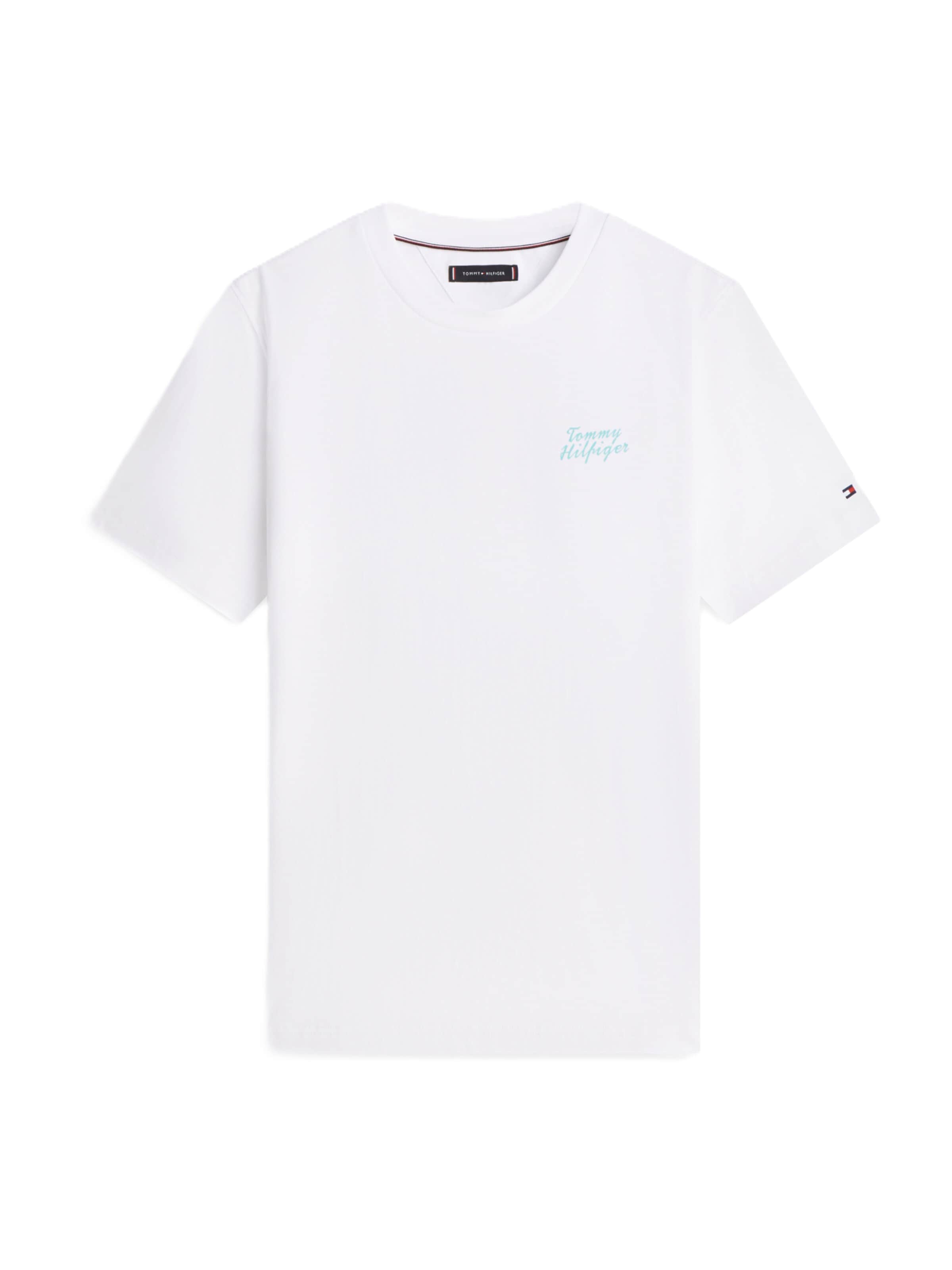 TOMMY HILFIGER Футболка в Желтый / Мятный / Черный / Белый, Обзор товара