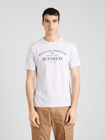 MUSTANG Bluser & t-shirts 'AUSTIN' i lilla: forside