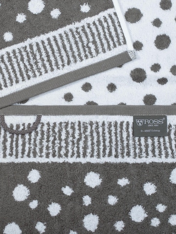ROSS Towel 'Punkte allover' in Grey
