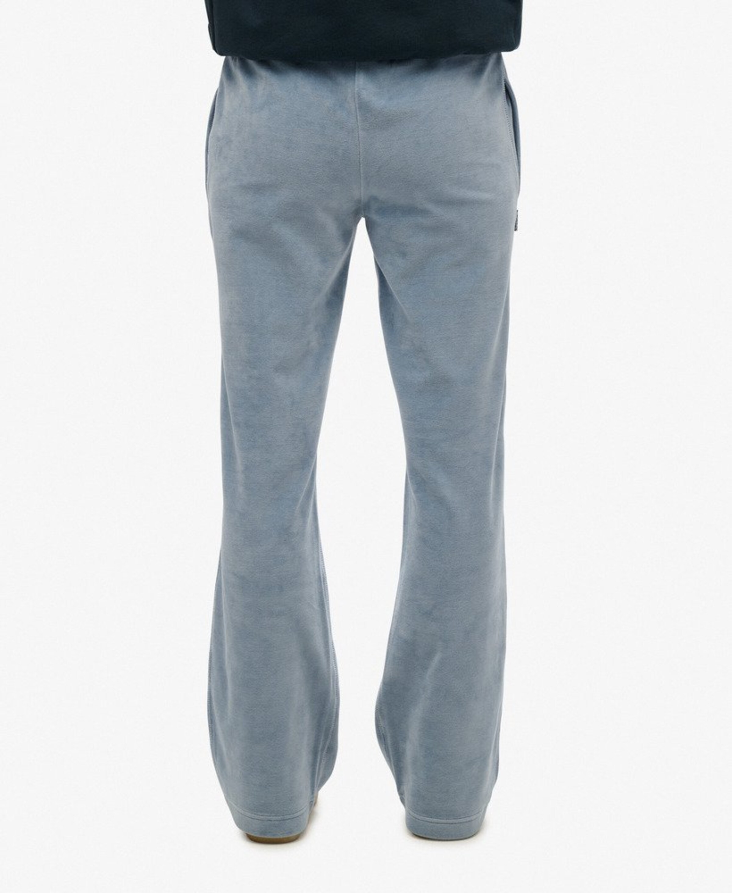 Superdry Wide leg Broek in Blauw