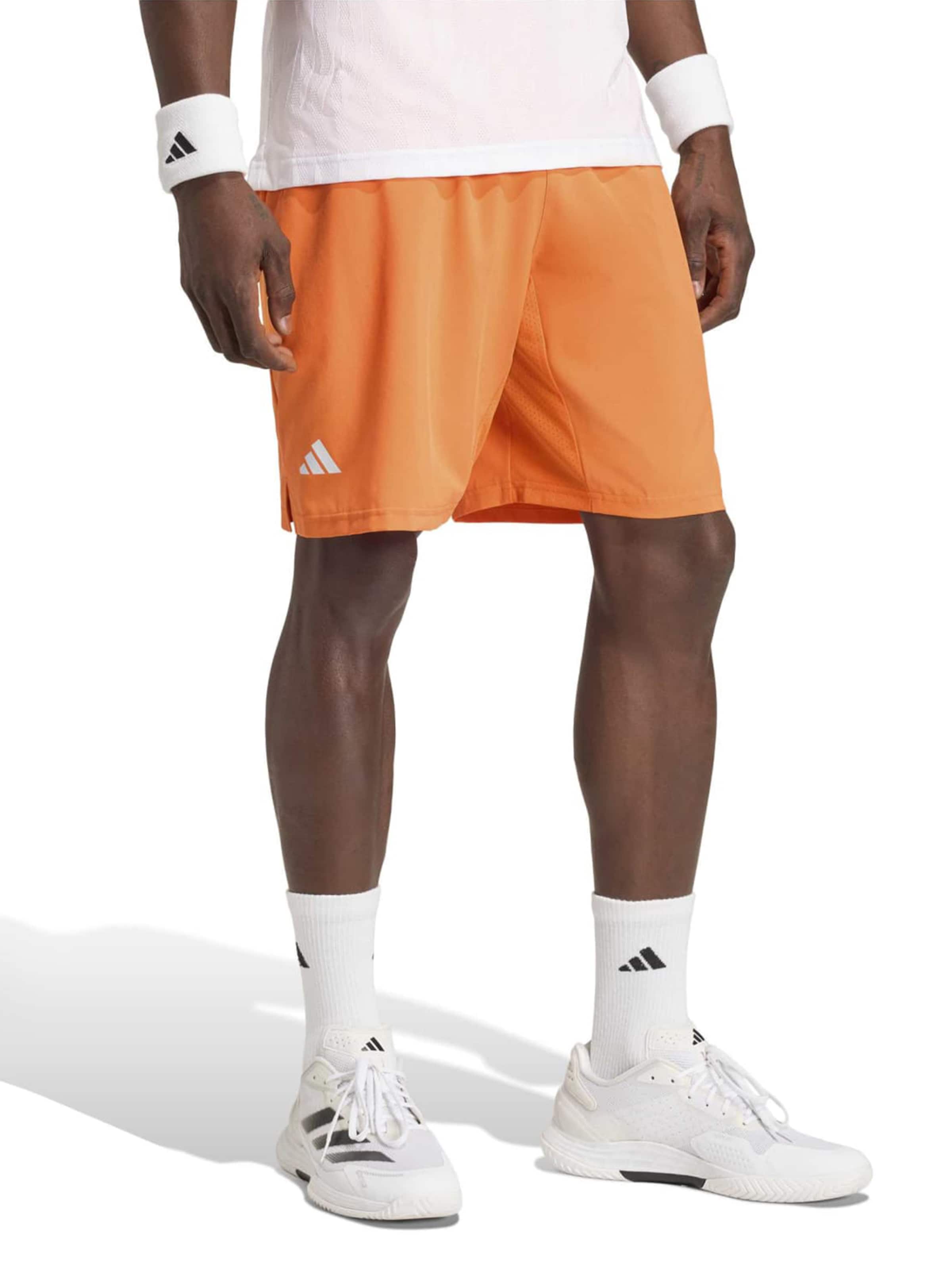 ADIDAS PERFORMANCE - Loosefit Pantalón deportivo 'CLUB' en naranja: frente