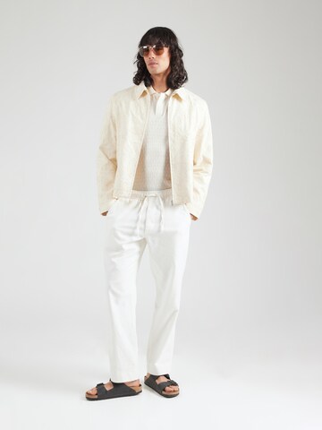 Pull-over 'SLHCHANCE' SELECTED HOMME en beige