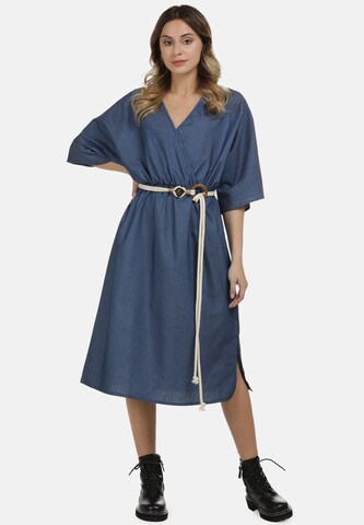 DreiMaster Vintage Kleid in Blau