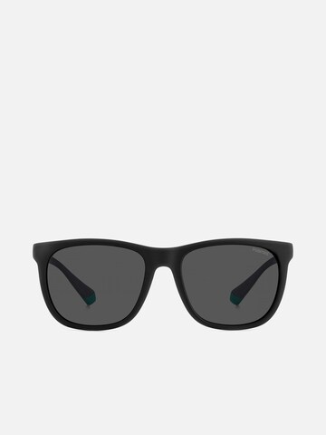 Lunettes de soleil 'Polaroid PLD 2140/S Matte black green 55/18/145 UNISEX Sunglasses' Polaroid en noir : devant