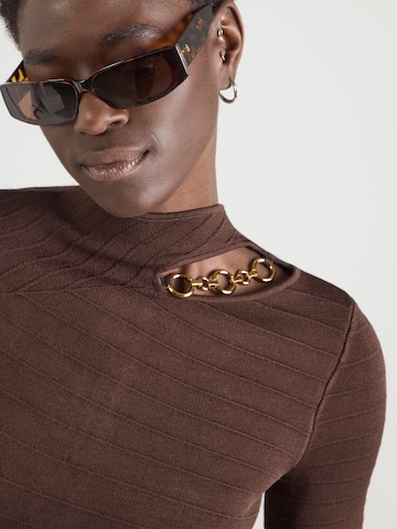 GUESS by Marciano Gebreide jurk 'KAEDA' in Bruin
