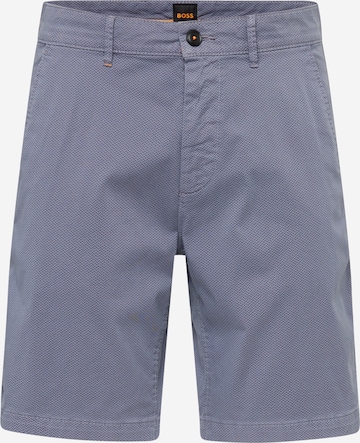 BOSS Orange Chino trousers in Blue: front