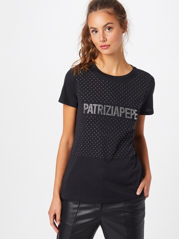 Tricou de la PATRIZIA PEPE pe negru: față