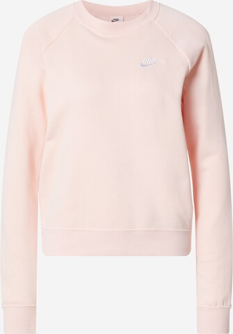 Felpa di Nike Sportswear in rosa: frontale