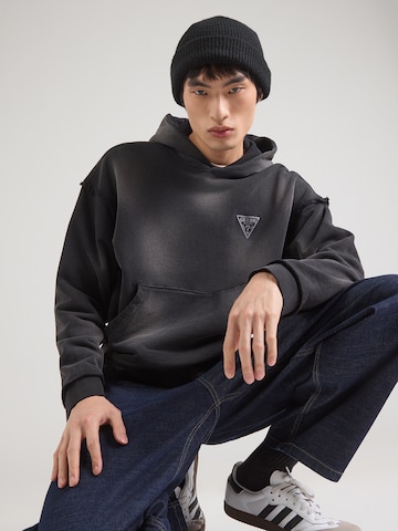 melns GUESS Originals Sportisks džemperis: no priekšpuses