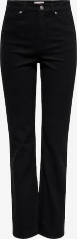 Regular Pantalon 'EMILY' ONLY en noir : devant