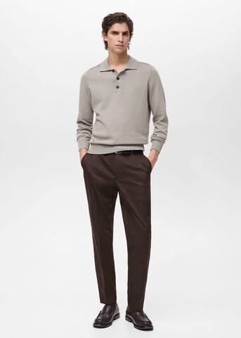 MANGO MAN Slimfit Hose 'Dublino' in Braun