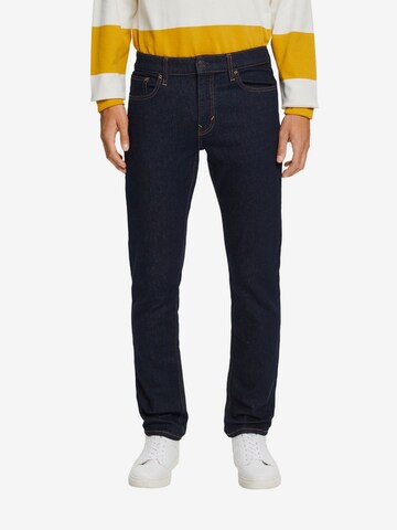 ESPRIT Slimfit Jeans in Blauw: voorkant