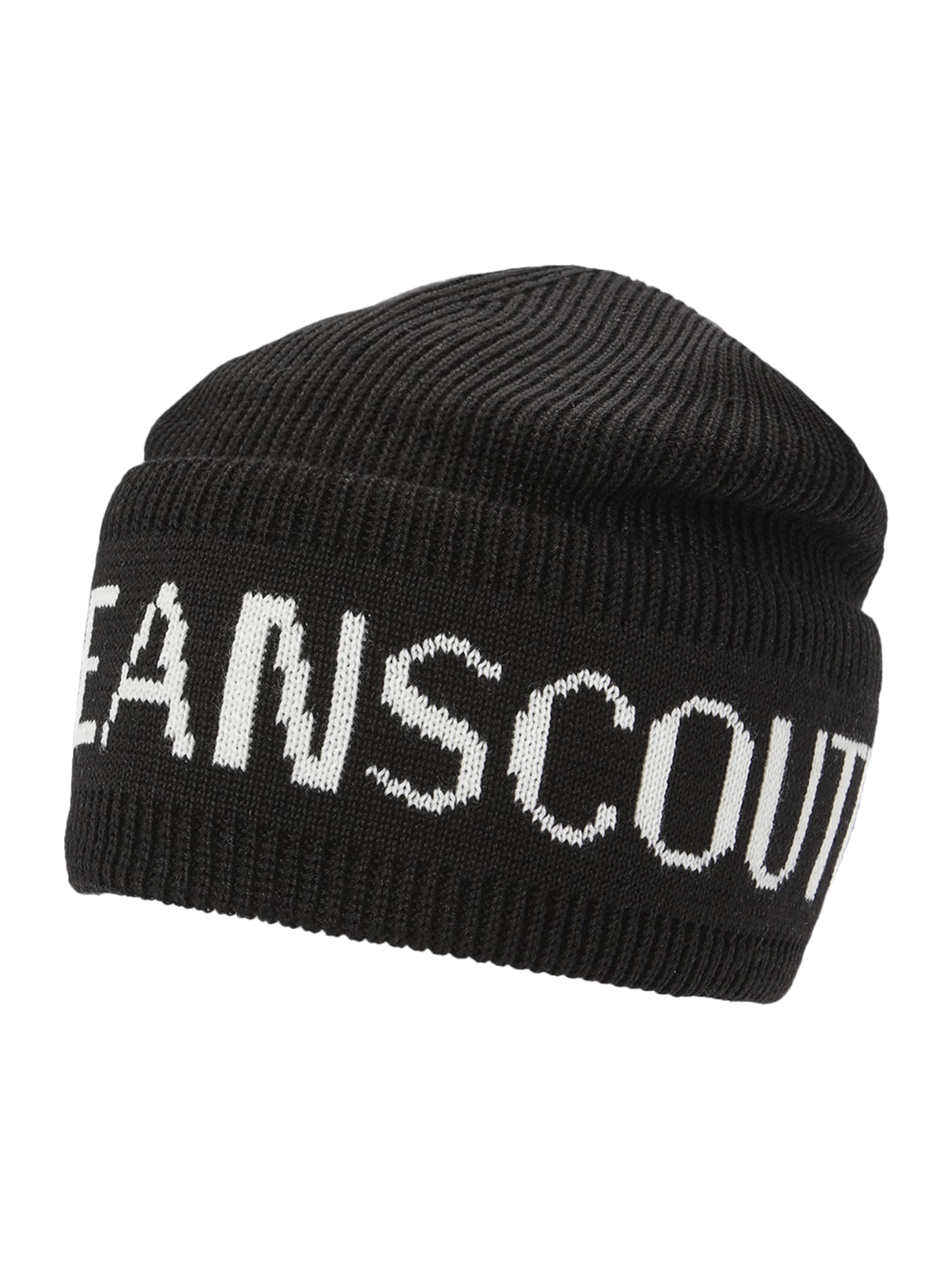 Bonnet Versace Jeans Couture en noir : devant