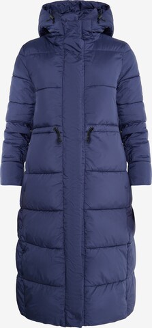 Manteau d’hiver 'Fenia' usha BLUE LABEL en bleu : devant