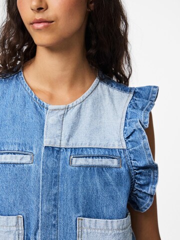 PIECES Bluse 'PCFie' in Blau