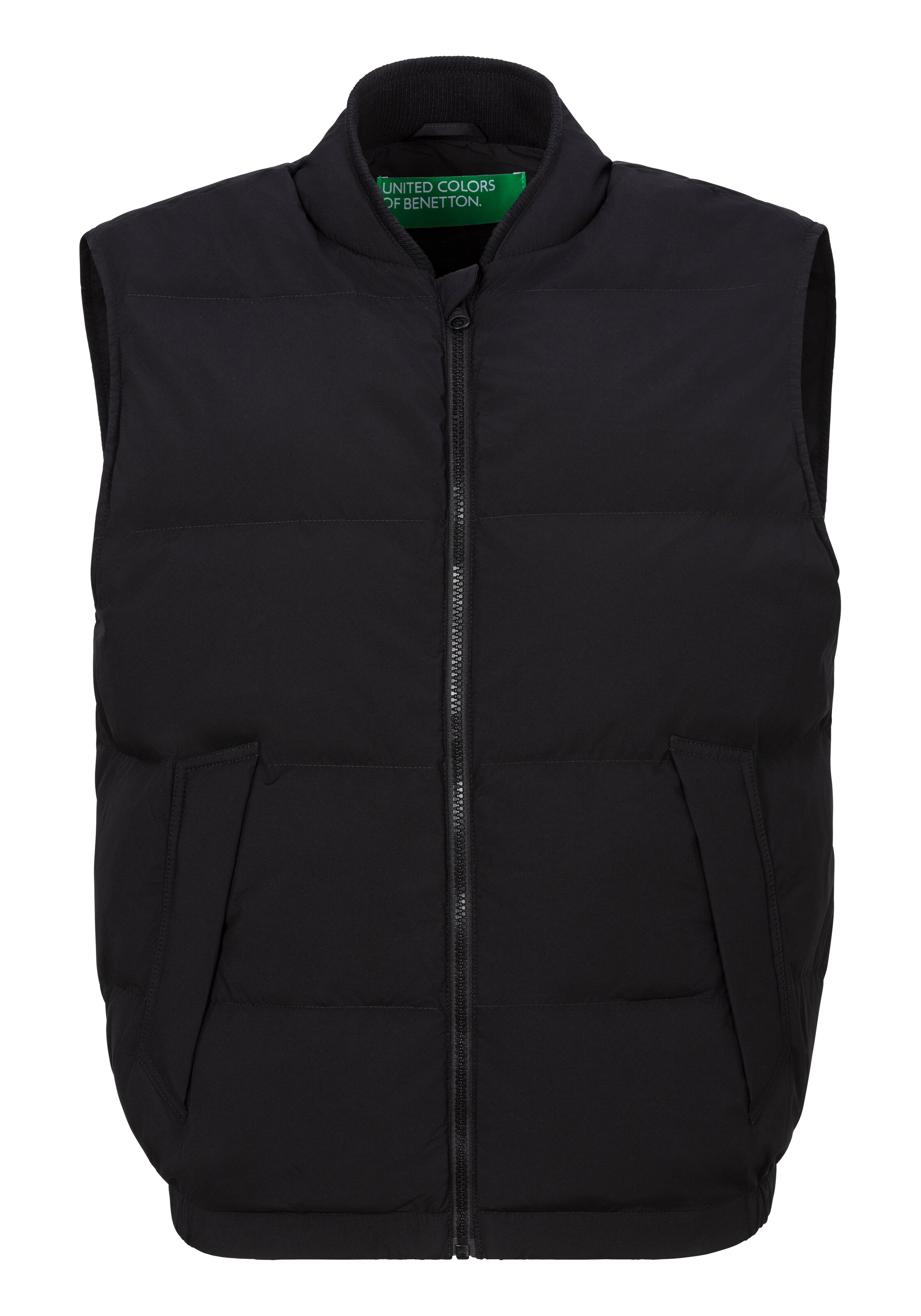 UNITED COLORS OF BENETTON Vest in Black: front
