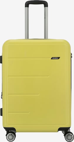 Gabol Future Plus 4 Rollen Trolley 66 cm mit Dehnfalte in Gelb: Vorderseite