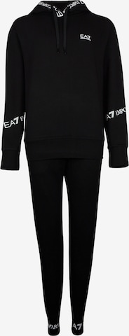 EA7 Emporio Armani Juoksupuku värissä musta: etupuoli