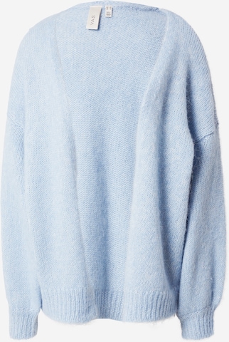 Y.A.S Knit Cardigan in Blue: front