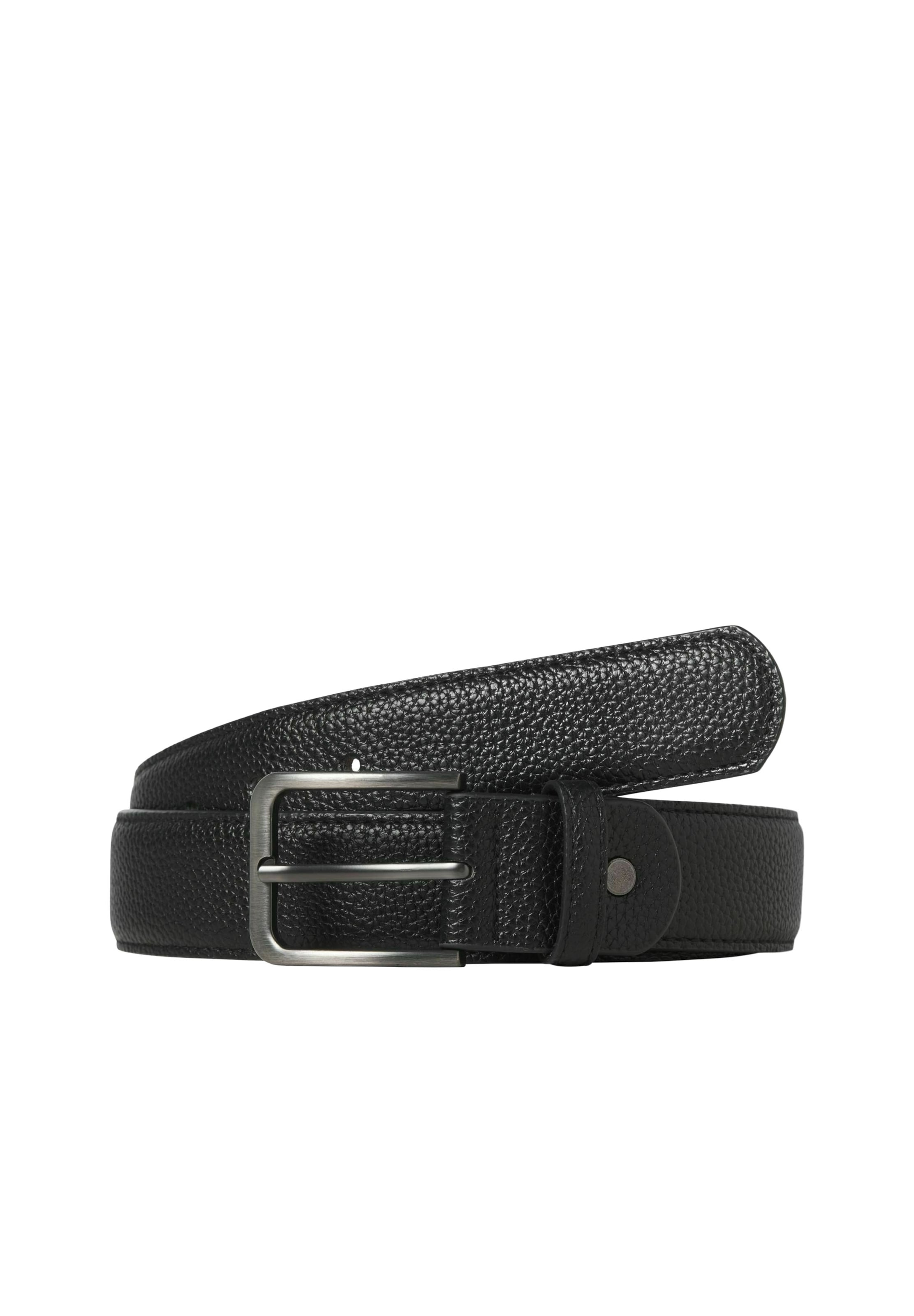 JACK & JONES Колан 'JACMAX' в черно: отпред