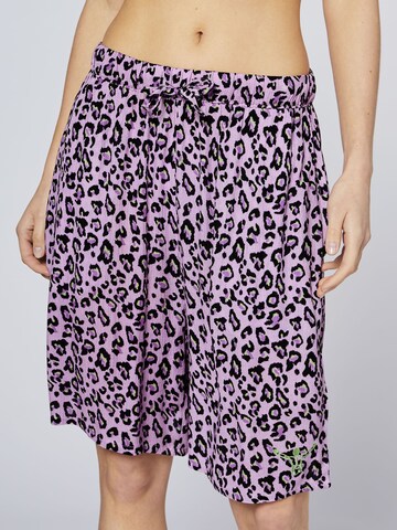 CHIEMSEE Loose fit Pants in Purple
