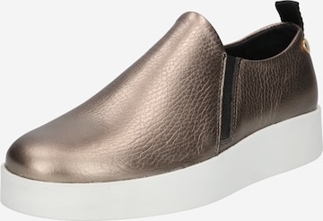 Barbour Slip-Ons 'Stella' in Gold: front