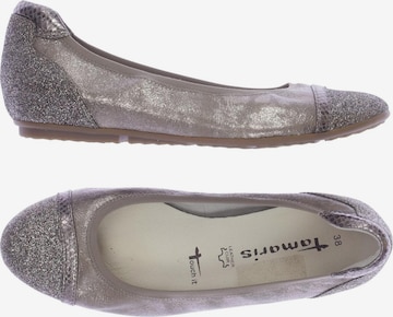 TAMARIS Flats & Loafers in 38 in Grey: front