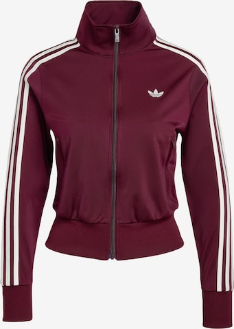 ADIDAS ORIGINALS Zip-Up Hoodie 'Firebird' Classic' in Red: front