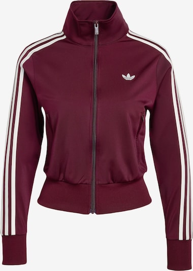 ADIDAS ORIGINALS Sweatjacke 'Firebird' Classic' in weinrot / offwhite, Produktansicht
