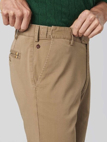 MEYER Regular Chino Pants 'Oslo' in Brown