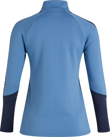 PEAK PERFORMANCE Athletic Fleece Jacket 'Rider' in Blue