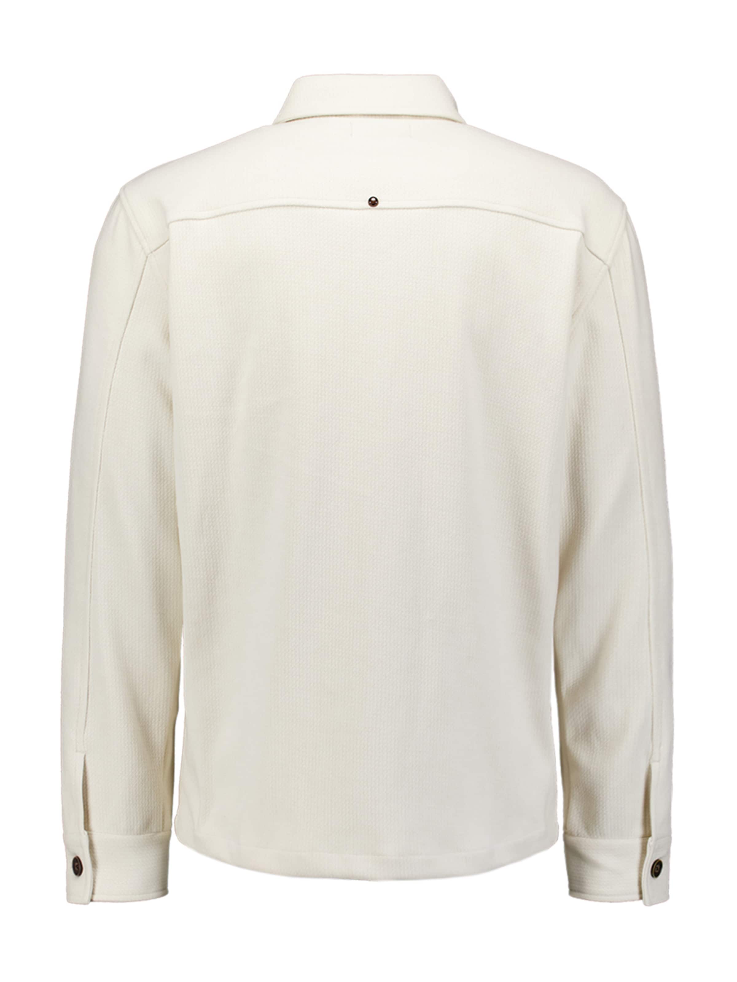 Regular fit Camicia di No Excess in bianco: dietro