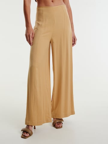 Wide Leg Pantalon 'Jemma' EDITED en jaune : devant