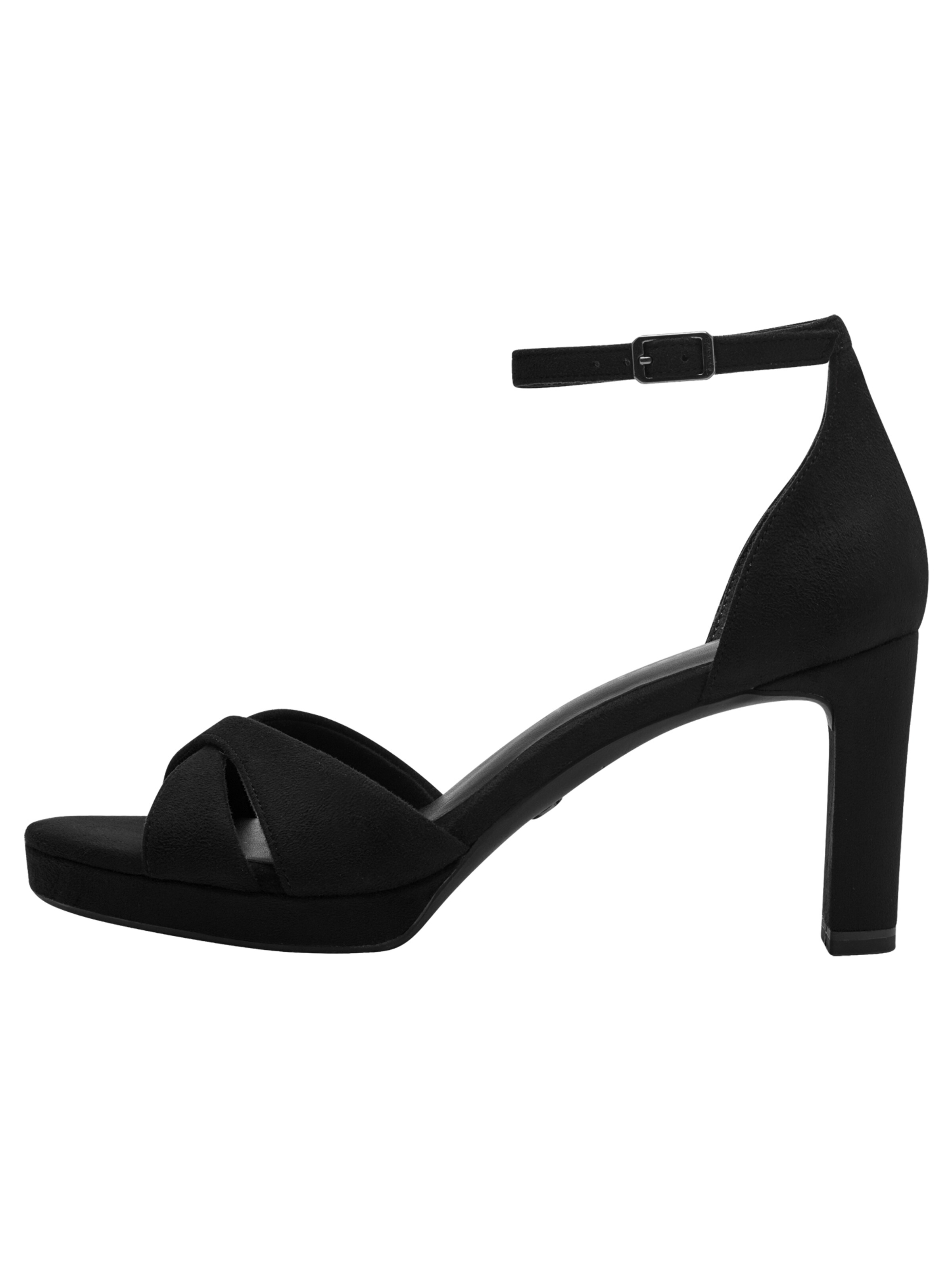 Sandales à lanières Tamaris en noir