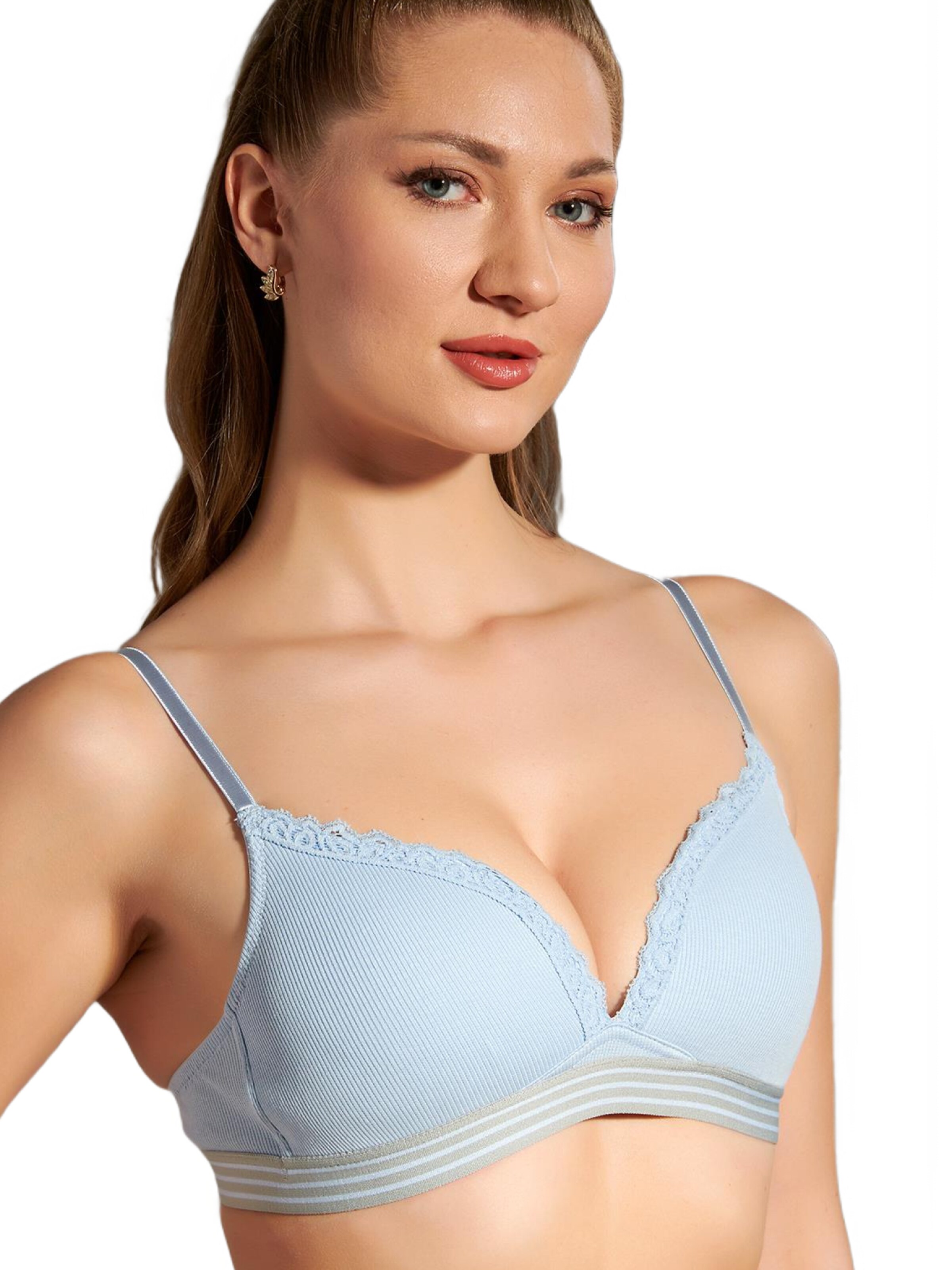 C&City Push-up Bra in Blue