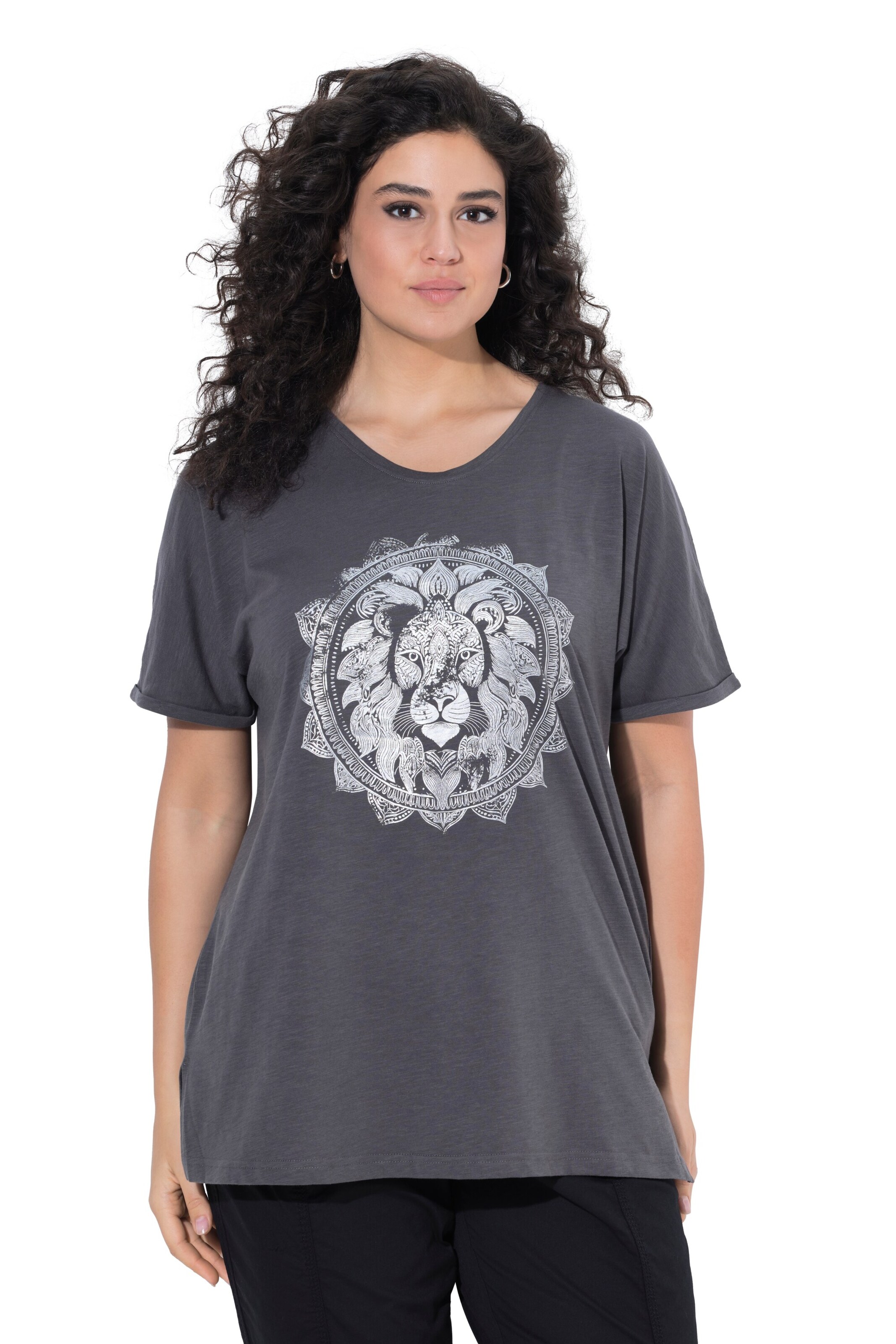 Ulla Popken Shirt in Grey: front