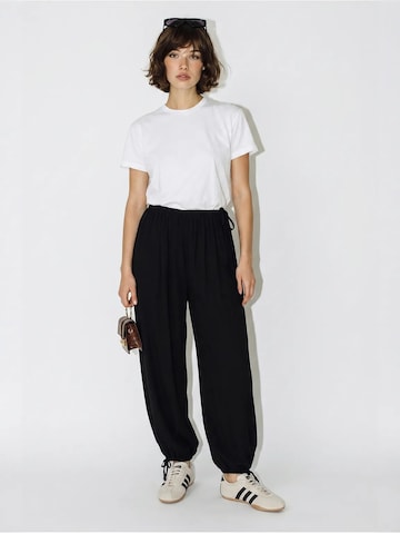 Effilé Pantalon Bianco Lucci en noir