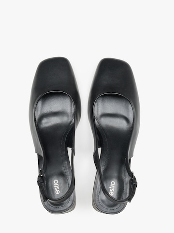 Estro Slingback pumps '6022-1' in Black