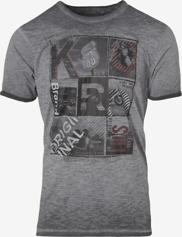 KOROSHI Shirt in Grey: front