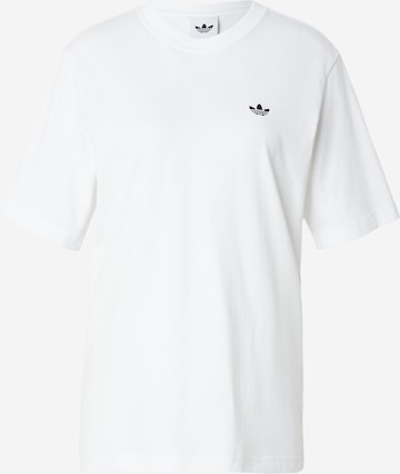 Tricou 'Ess' de la ADIDAS ORIGINALS pe alb: față