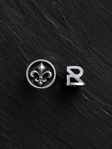 REYTEL - Pendientes 'FLEUR DE LIS' en plata