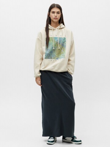 Pull&Bear Sweatshirt in Beige