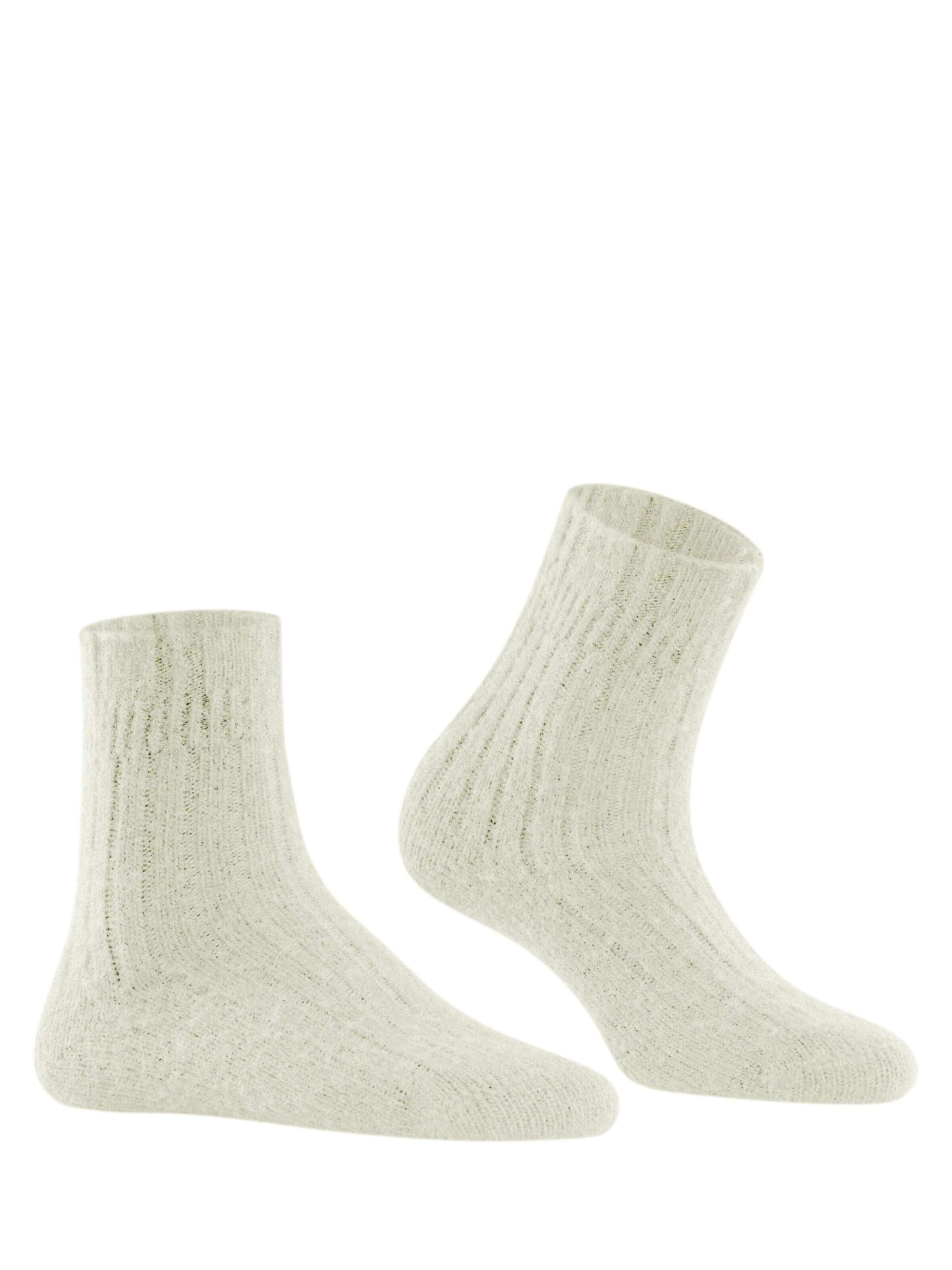 FALKE Socken 'Bedsock Rib'‌‌‌‌‌‌‌ in Weiß
