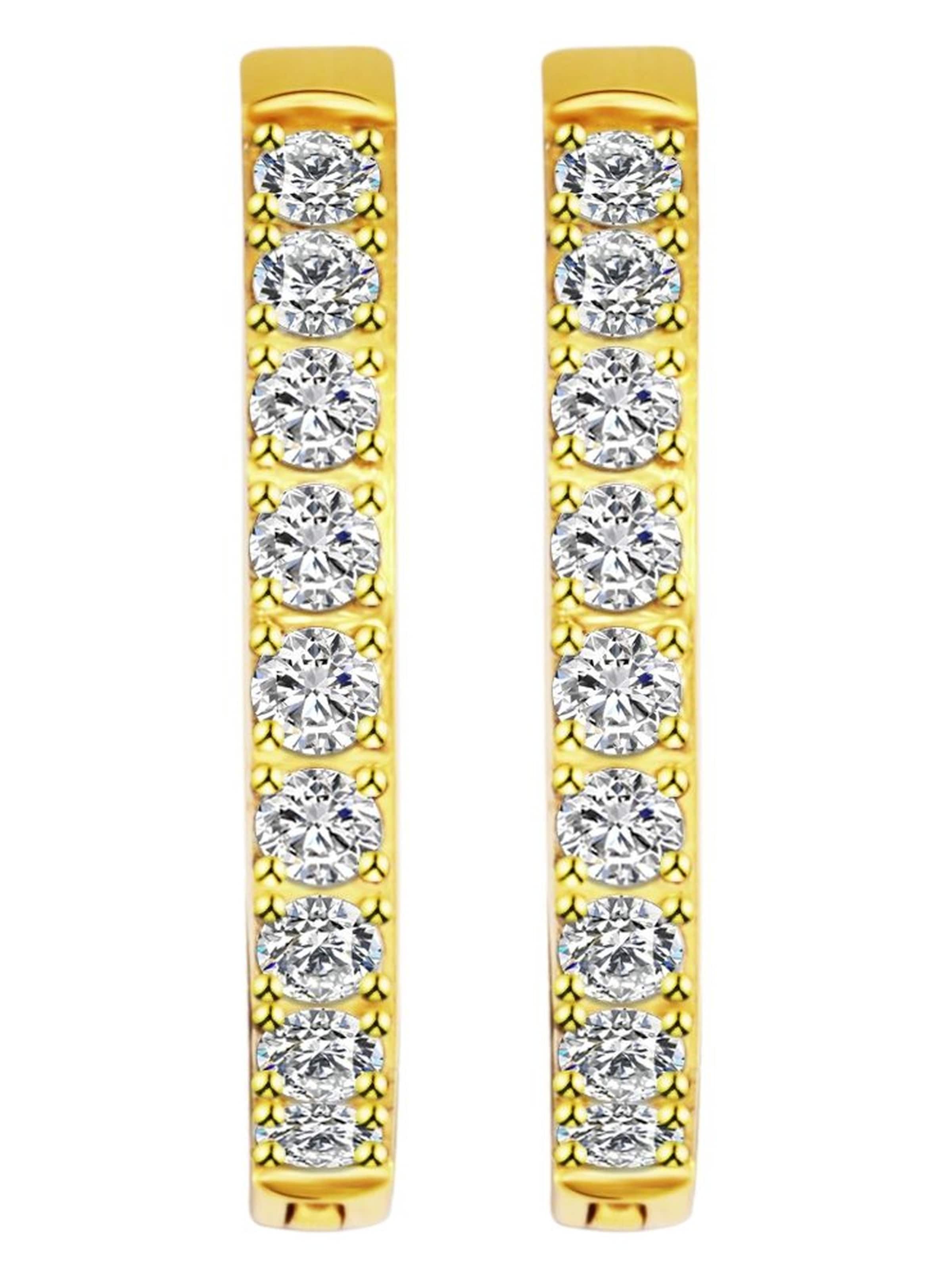 Akzent Earrings 'Sina, langlebig' in Gold