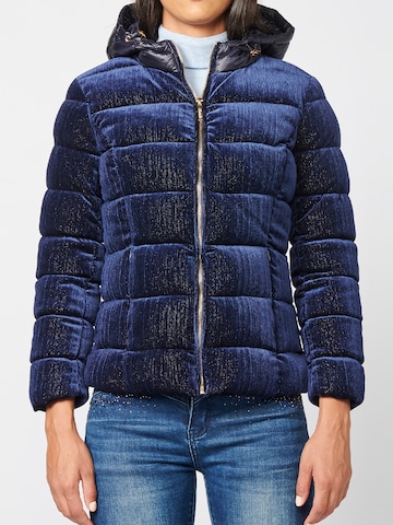 KOROSHI Between-Season Jacket in Blue