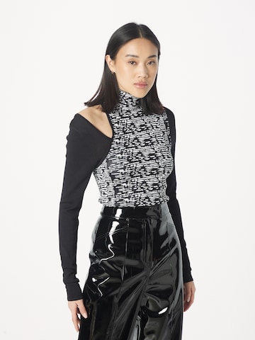 Nasty Gal Sweater in Black: front