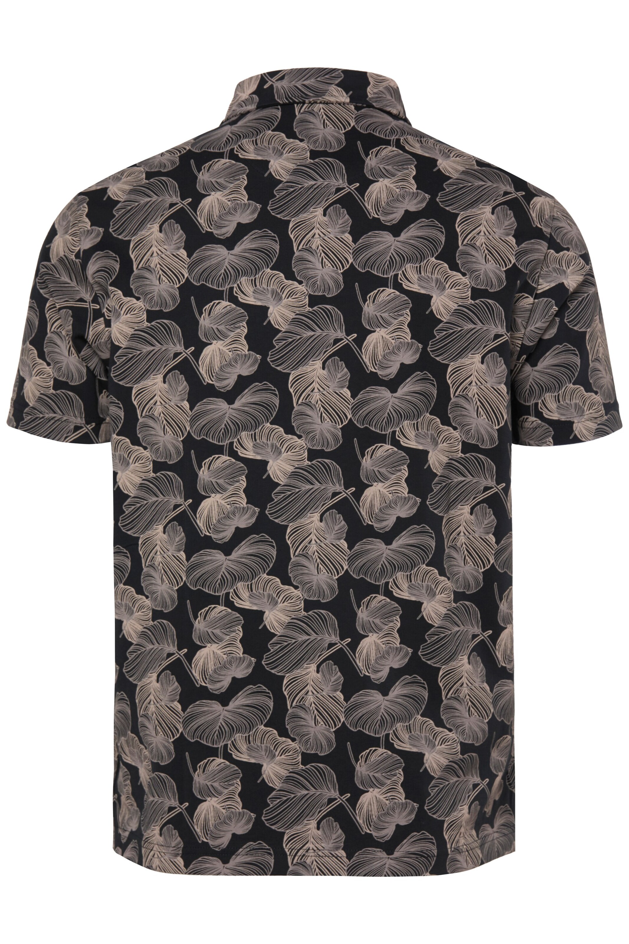 Men Plus Shirt in Zwart